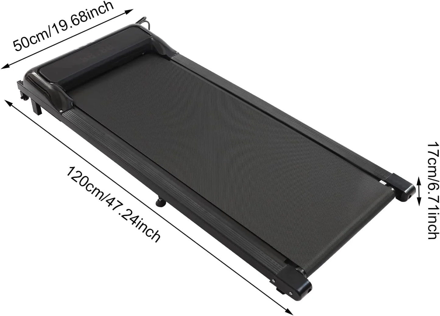 Walking Pad Treadmill Free Installation under Desk Treadmill Slim Flat Portable Treadmill